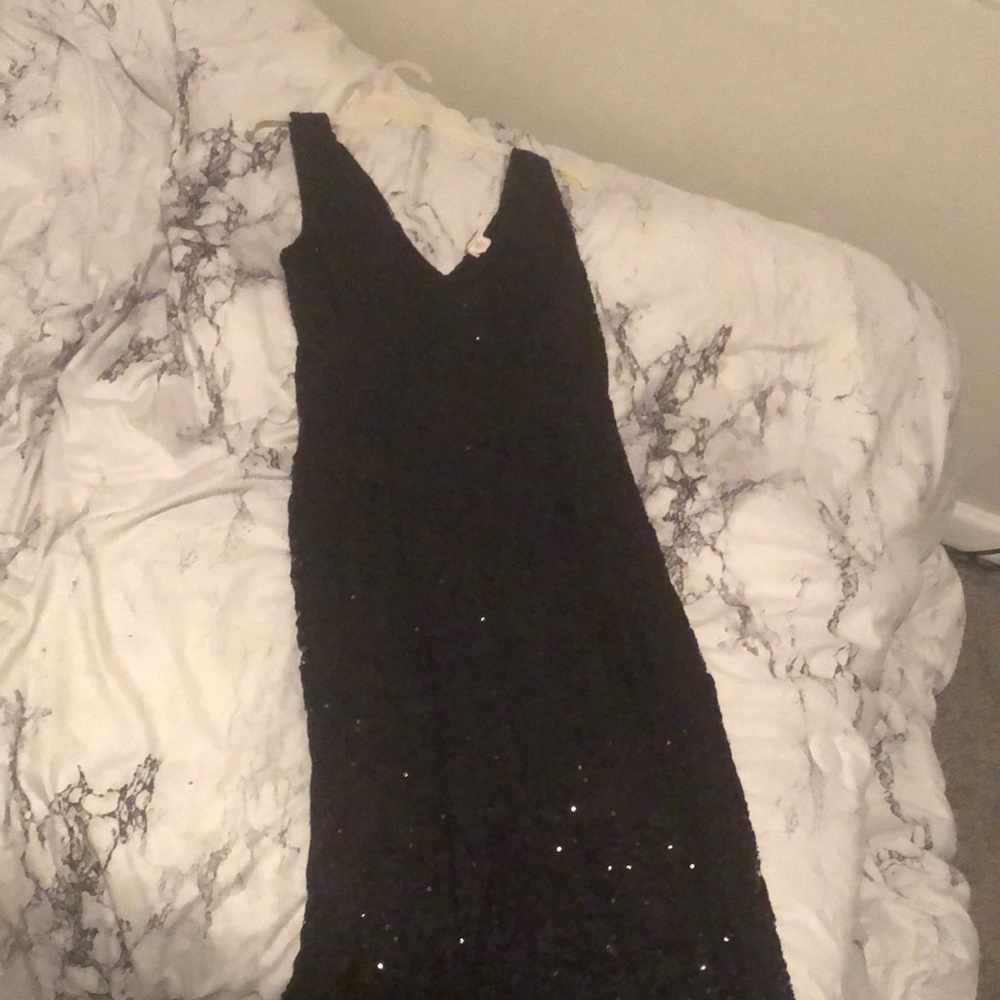Long Black Ball Dress